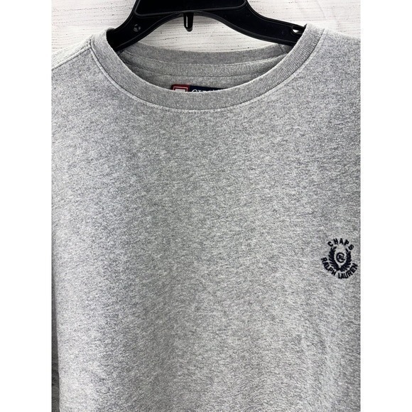 Chaps Polo Ralph Lauren‎ Gray Crewneck Sweater Size X-Large Vintage 90s Vintage - Picture 2 of 8